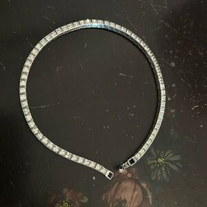 Dorsons Sterling 14inch Tennis Necklace